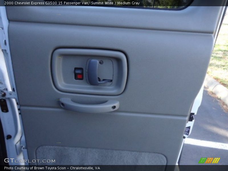 Summit White / Medium Gray 2000 Chevrolet Express G3500 15 Passenger Van