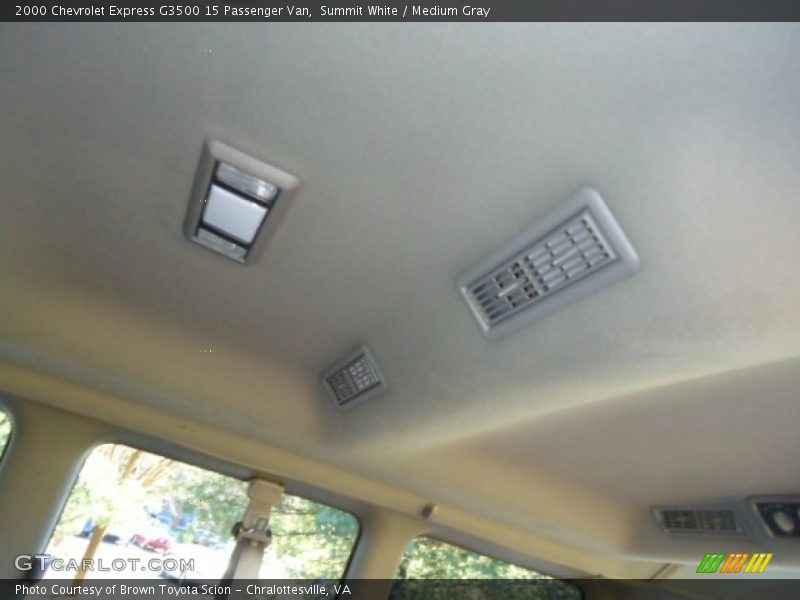 Summit White / Medium Gray 2000 Chevrolet Express G3500 15 Passenger Van