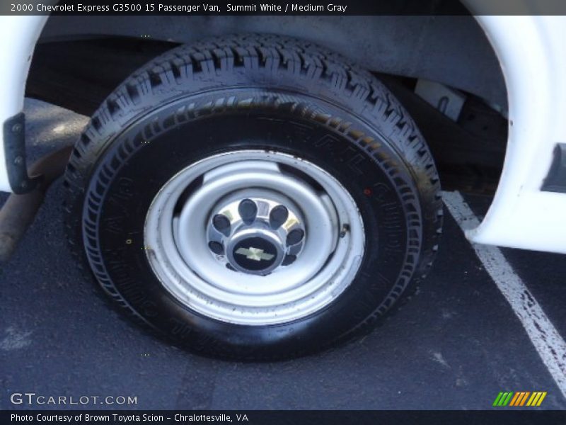 Summit White / Medium Gray 2000 Chevrolet Express G3500 15 Passenger Van