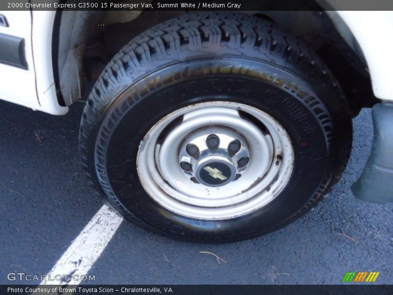 Summit White / Medium Gray 2000 Chevrolet Express G3500 15 Passenger Van