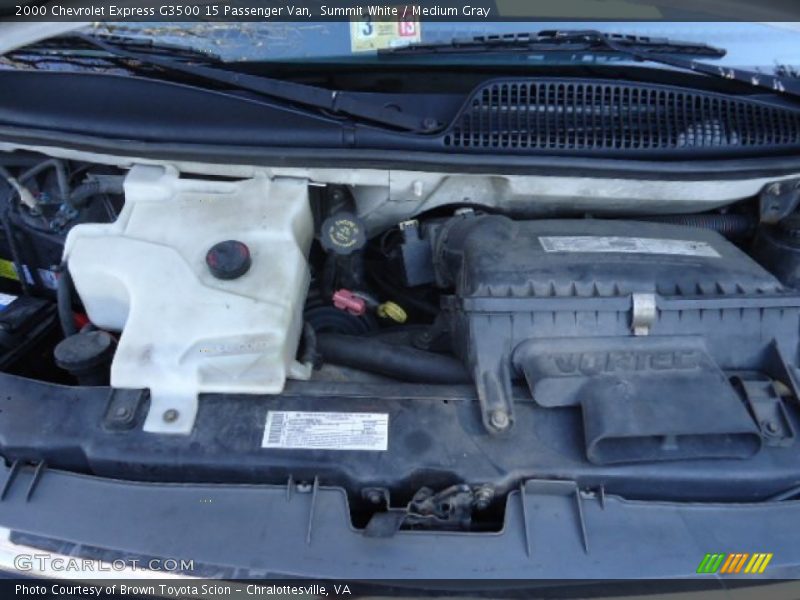 Summit White / Medium Gray 2000 Chevrolet Express G3500 15 Passenger Van