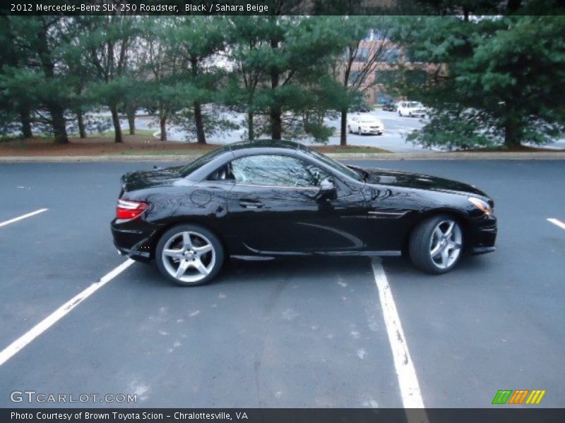 Black / Sahara Beige 2012 Mercedes-Benz SLK 250 Roadster