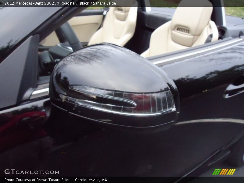 Black / Sahara Beige 2012 Mercedes-Benz SLK 250 Roadster