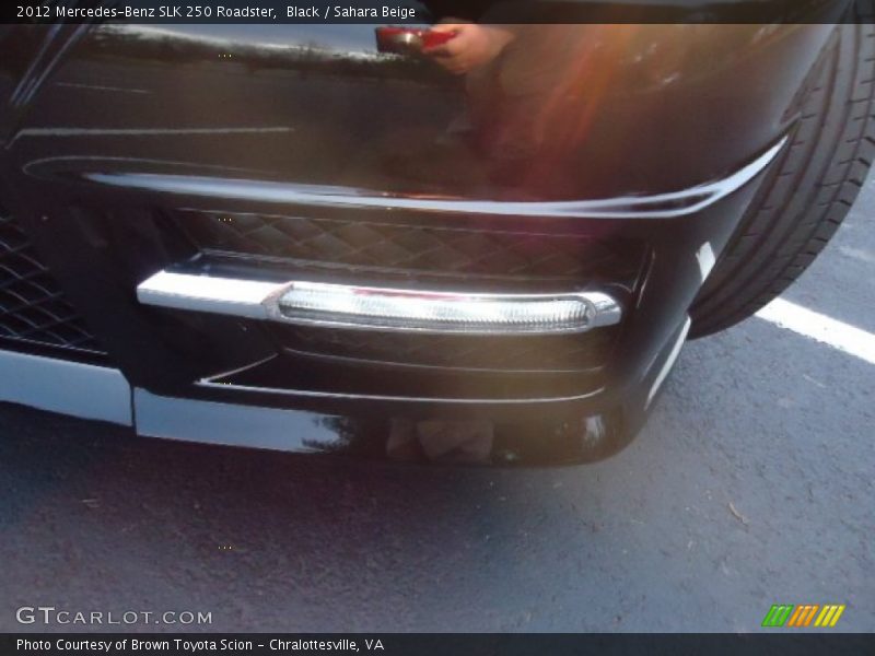 Black / Sahara Beige 2012 Mercedes-Benz SLK 250 Roadster
