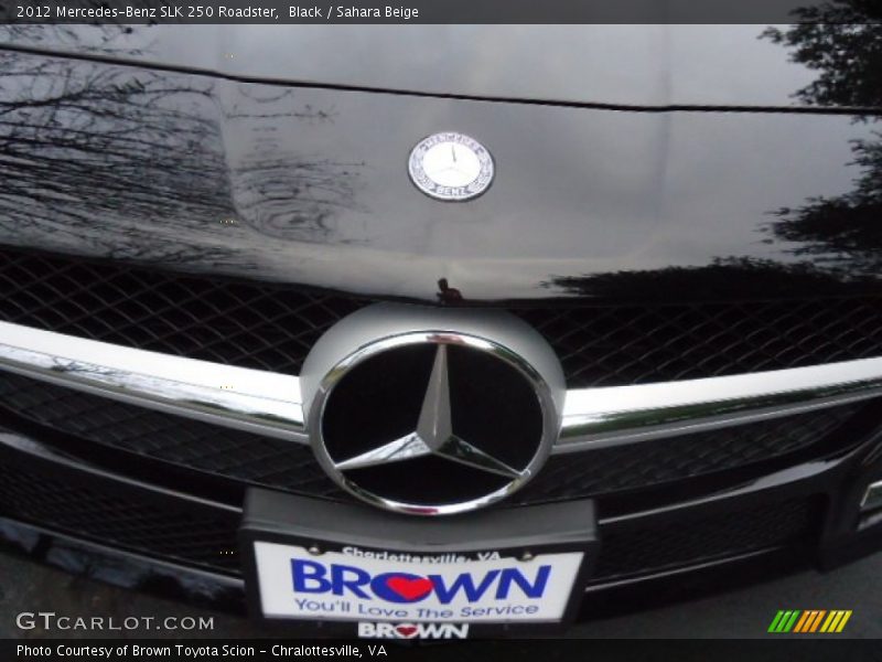 Black / Sahara Beige 2012 Mercedes-Benz SLK 250 Roadster