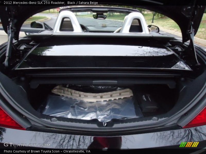 Black / Sahara Beige 2012 Mercedes-Benz SLK 250 Roadster