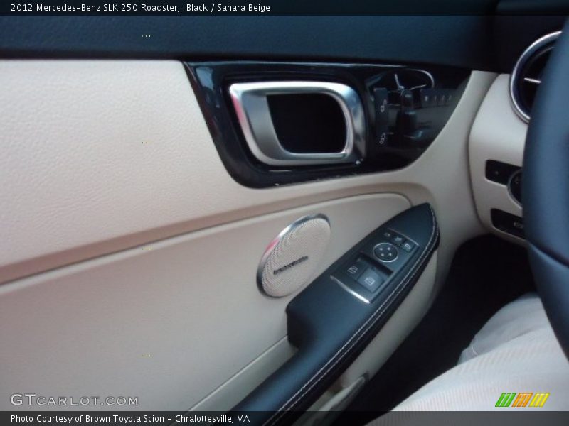 Black / Sahara Beige 2012 Mercedes-Benz SLK 250 Roadster