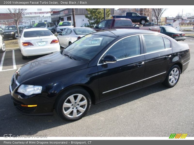 Deep Black / Black 2008 Volkswagen Passat Turbo Sedan