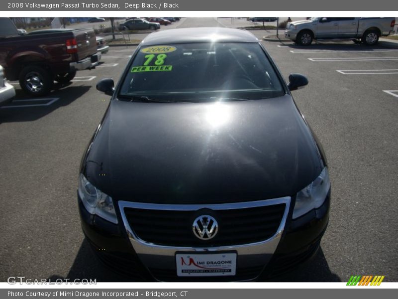 Deep Black / Black 2008 Volkswagen Passat Turbo Sedan