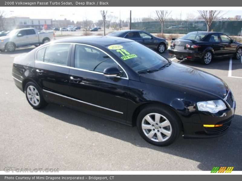 Deep Black / Black 2008 Volkswagen Passat Turbo Sedan