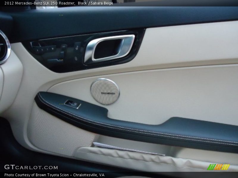 Black / Sahara Beige 2012 Mercedes-Benz SLK 250 Roadster