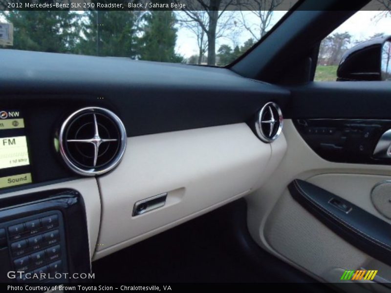 Black / Sahara Beige 2012 Mercedes-Benz SLK 250 Roadster