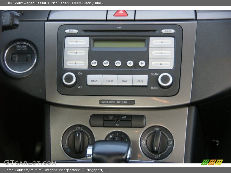 Deep Black / Black 2008 Volkswagen Passat Turbo Sedan