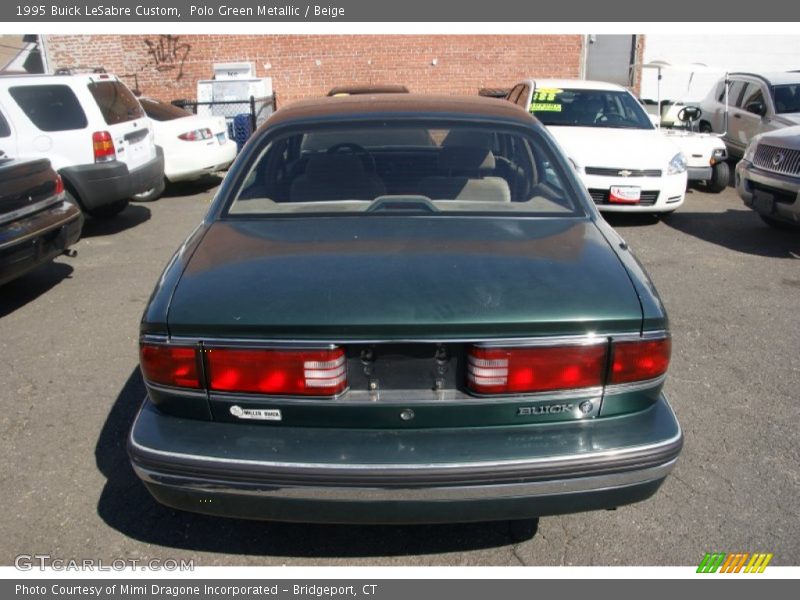 Polo Green Metallic / Beige 1995 Buick LeSabre Custom