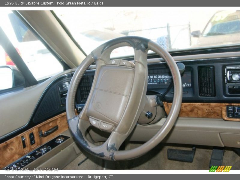 Polo Green Metallic / Beige 1995 Buick LeSabre Custom