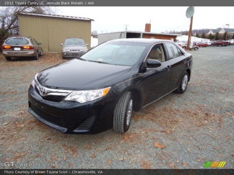 Attitude Black Metallic / Ash 2012 Toyota Camry LE