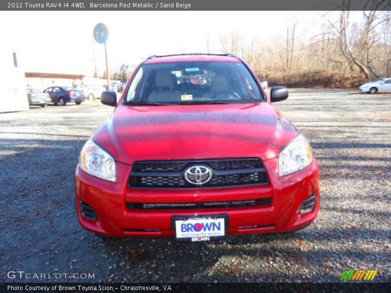Barcelona Red Metallic / Sand Beige 2012 Toyota RAV4 I4 4WD