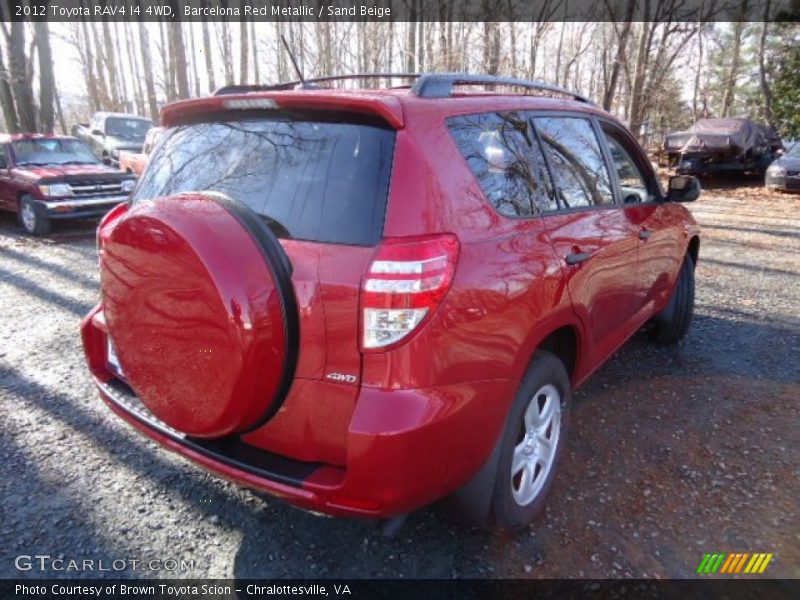 Barcelona Red Metallic / Sand Beige 2012 Toyota RAV4 I4 4WD