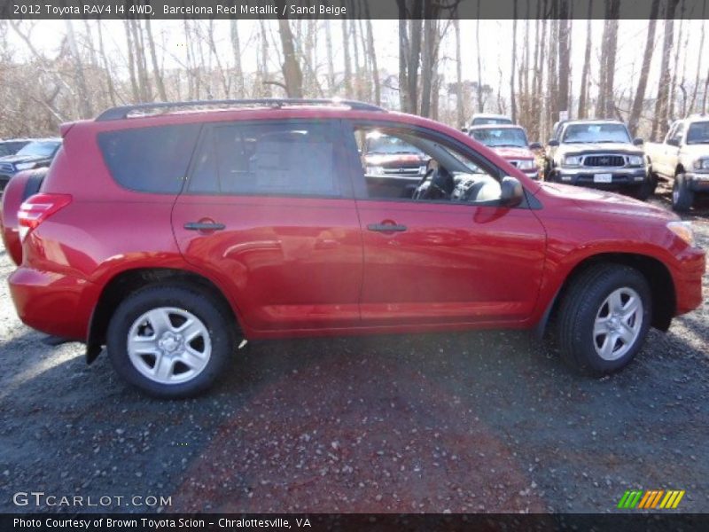 Barcelona Red Metallic / Sand Beige 2012 Toyota RAV4 I4 4WD