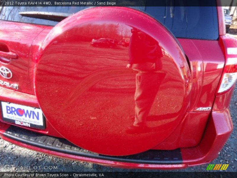 Barcelona Red Metallic / Sand Beige 2012 Toyota RAV4 I4 4WD