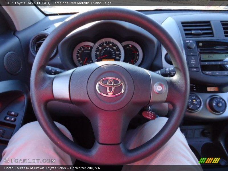 Barcelona Red Metallic / Sand Beige 2012 Toyota RAV4 I4 4WD