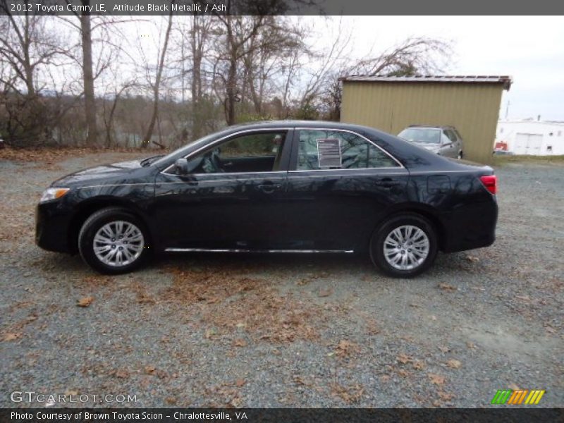 Attitude Black Metallic / Ash 2012 Toyota Camry LE