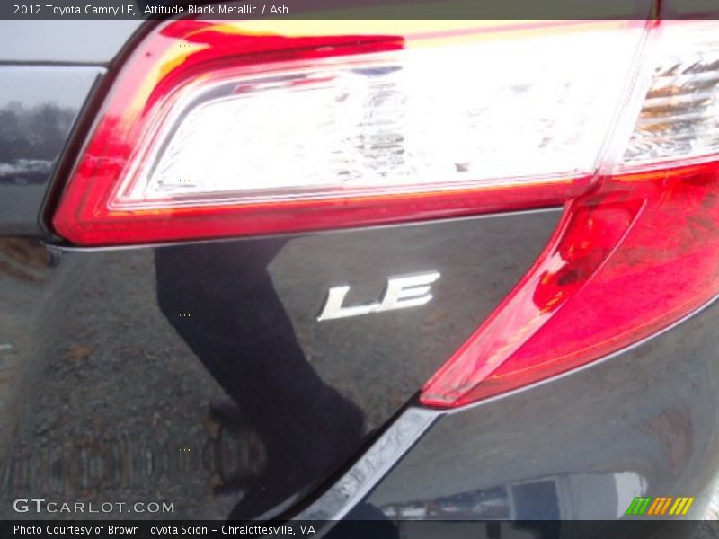 Attitude Black Metallic / Ash 2012 Toyota Camry LE