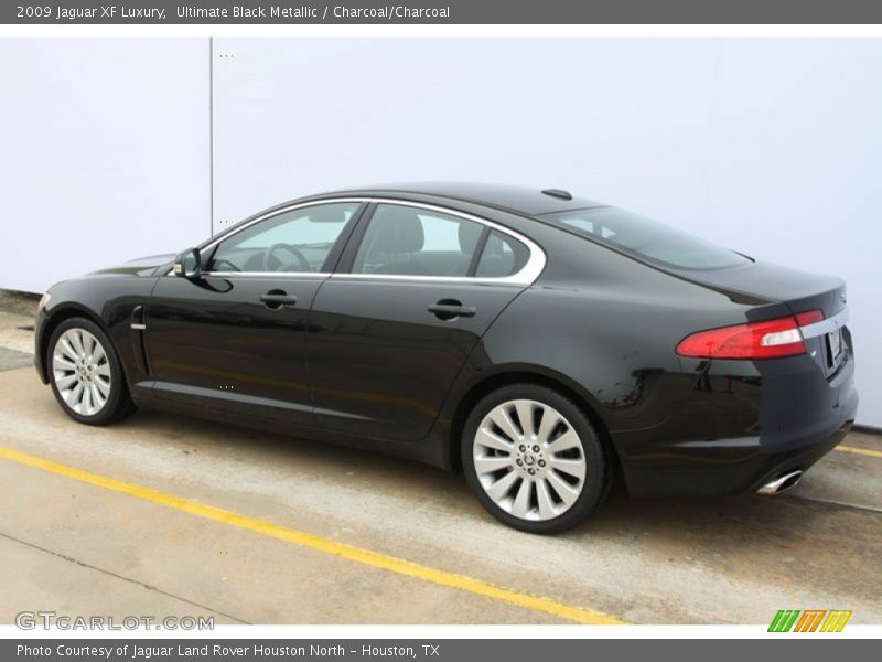 Ultimate Black Metallic / Charcoal/Charcoal 2009 Jaguar XF Luxury