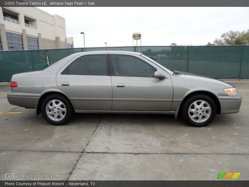 Antique Sage Pearl / Oak 2000 Toyota Camry LE
