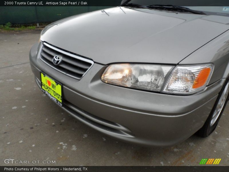 Antique Sage Pearl / Oak 2000 Toyota Camry LE