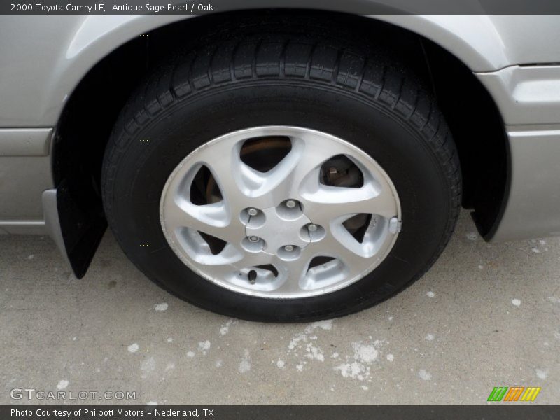 Antique Sage Pearl / Oak 2000 Toyota Camry LE