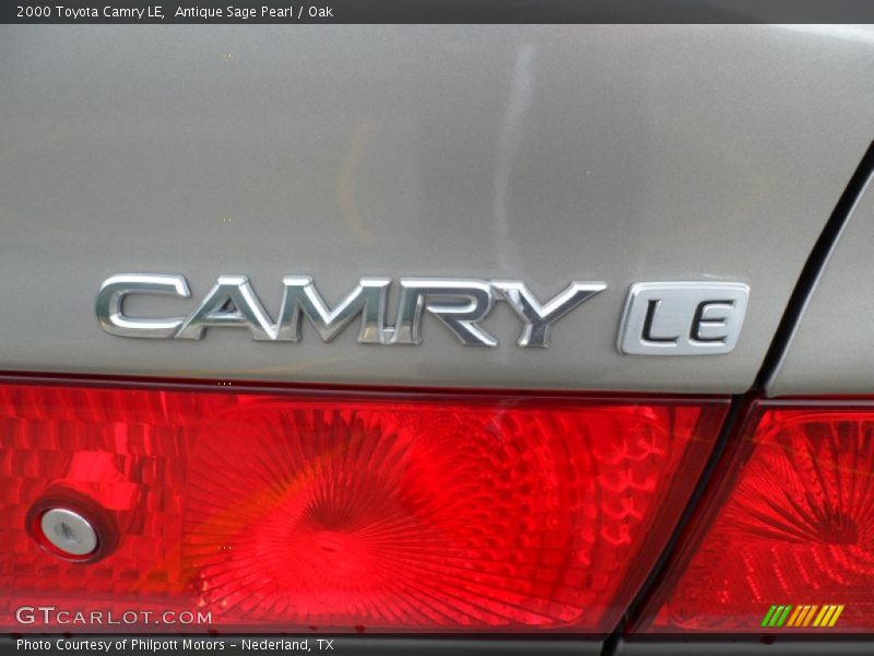 Antique Sage Pearl / Oak 2000 Toyota Camry LE