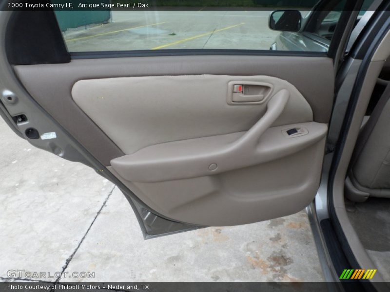 Antique Sage Pearl / Oak 2000 Toyota Camry LE