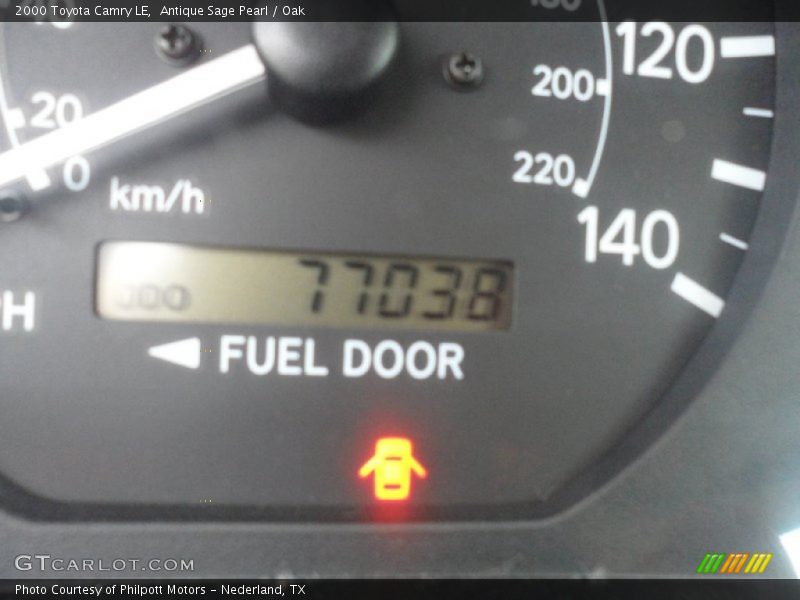 Antique Sage Pearl / Oak 2000 Toyota Camry LE