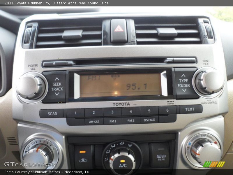 Blizzard White Pearl / Sand Beige 2011 Toyota 4Runner SR5
