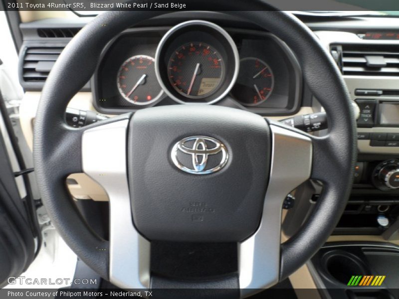 Blizzard White Pearl / Sand Beige 2011 Toyota 4Runner SR5