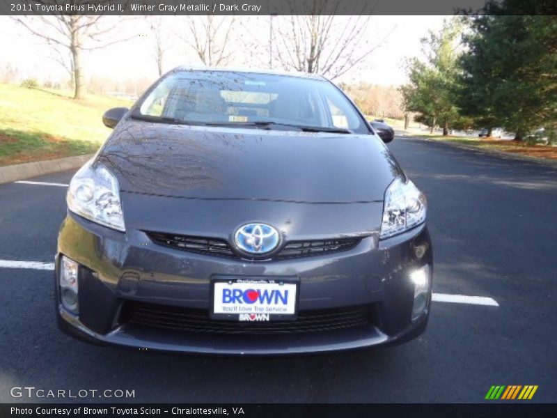 Winter Gray Metallic / Dark Gray 2011 Toyota Prius Hybrid II
