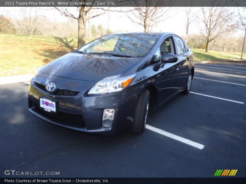 Winter Gray Metallic / Dark Gray 2011 Toyota Prius Hybrid II