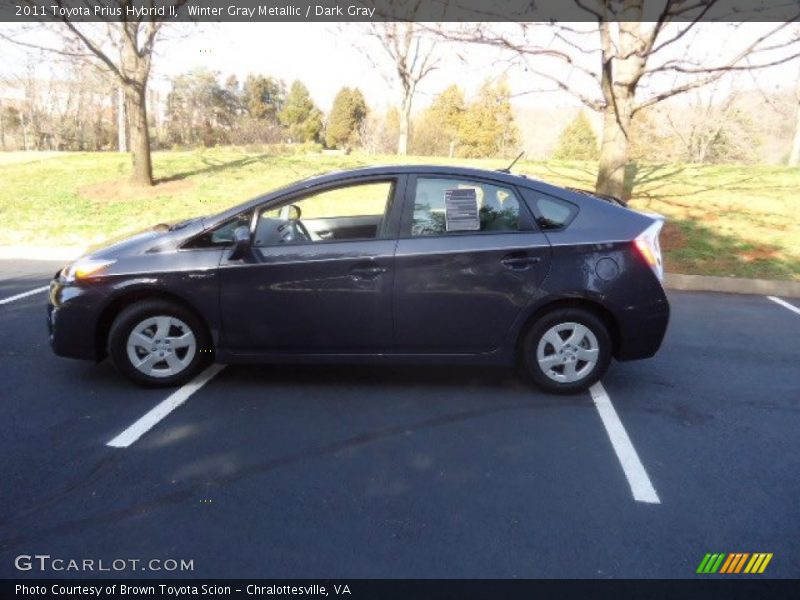 Winter Gray Metallic / Dark Gray 2011 Toyota Prius Hybrid II