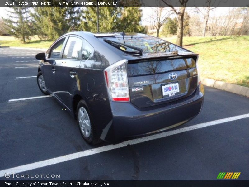 Winter Gray Metallic / Dark Gray 2011 Toyota Prius Hybrid II