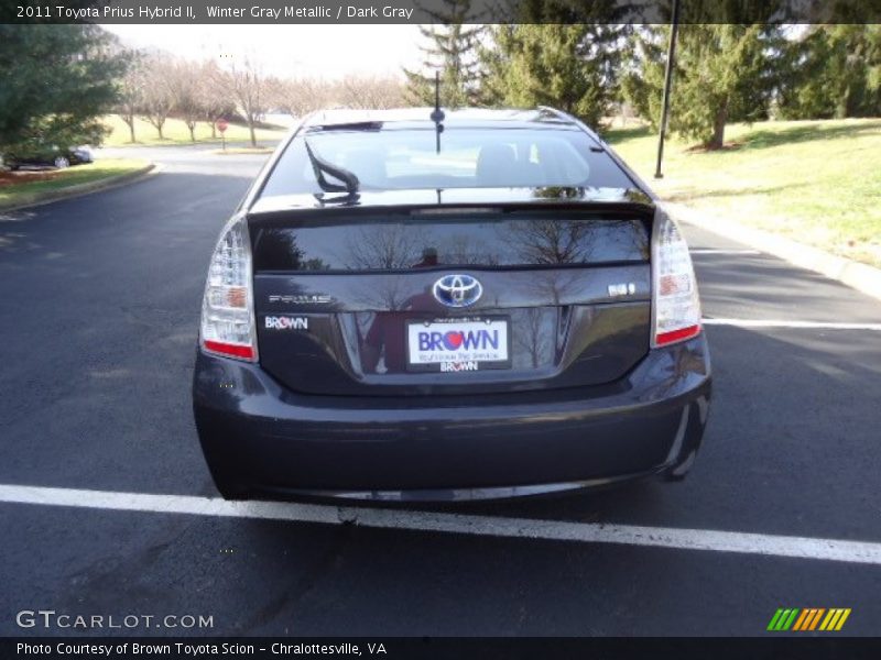 Winter Gray Metallic / Dark Gray 2011 Toyota Prius Hybrid II