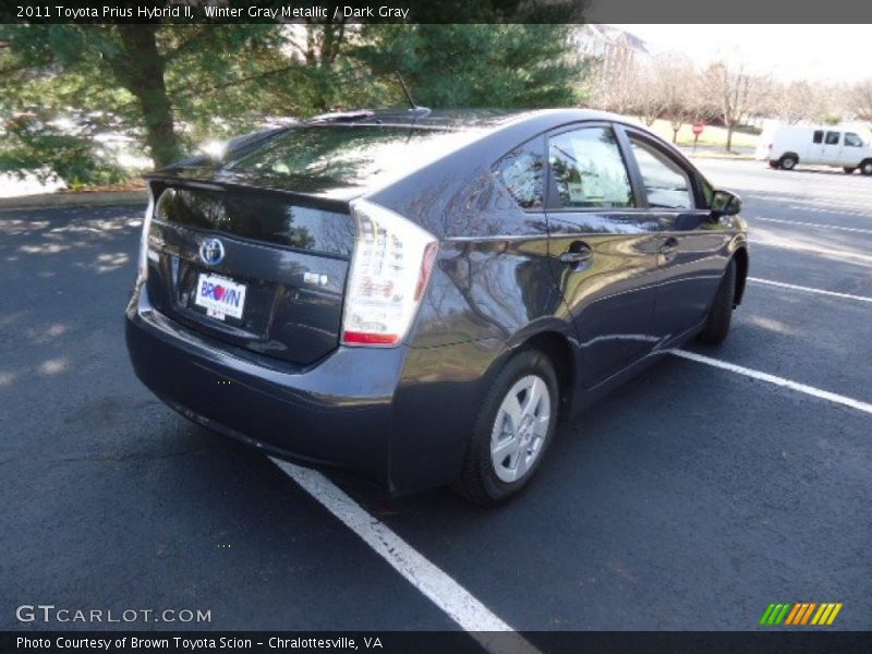 Winter Gray Metallic / Dark Gray 2011 Toyota Prius Hybrid II