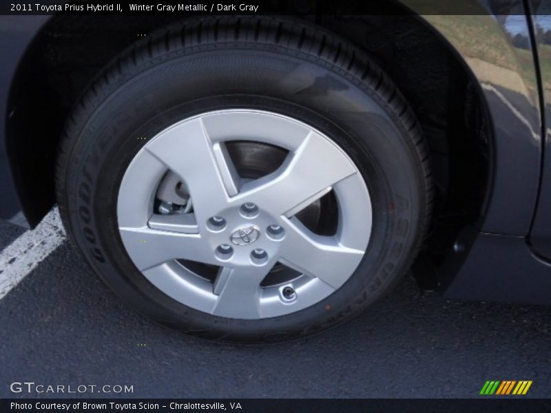 Winter Gray Metallic / Dark Gray 2011 Toyota Prius Hybrid II
