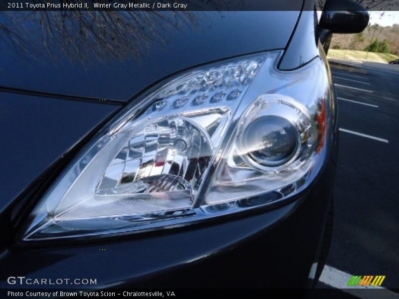 Winter Gray Metallic / Dark Gray 2011 Toyota Prius Hybrid II
