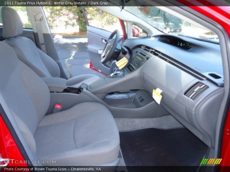 Winter Gray Metallic / Dark Gray 2011 Toyota Prius Hybrid II
