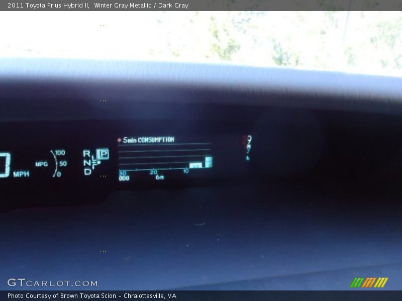 Winter Gray Metallic / Dark Gray 2011 Toyota Prius Hybrid II