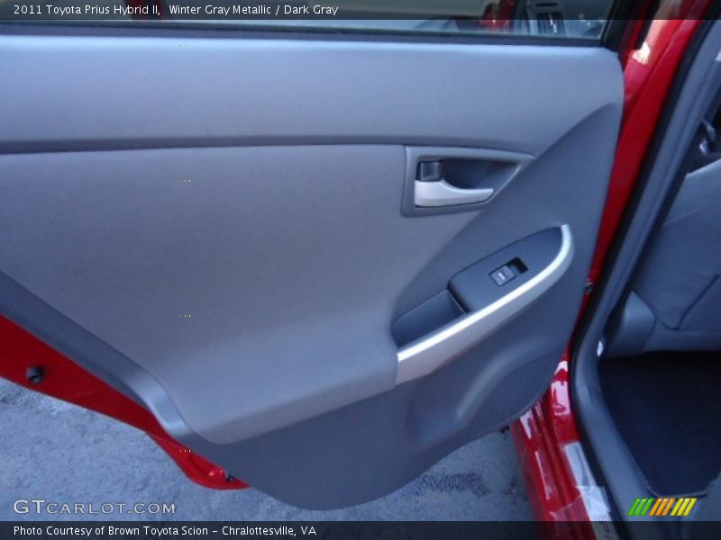 Winter Gray Metallic / Dark Gray 2011 Toyota Prius Hybrid II