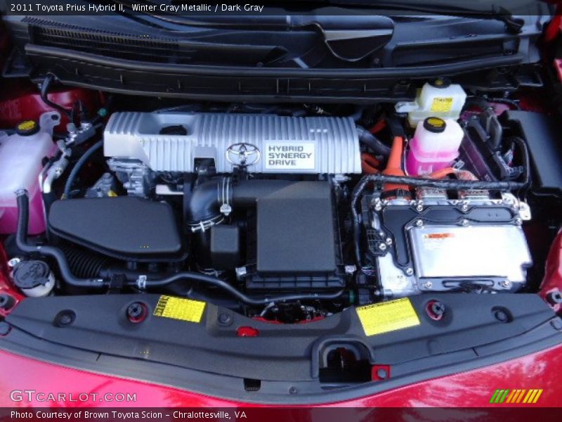 Winter Gray Metallic / Dark Gray 2011 Toyota Prius Hybrid II