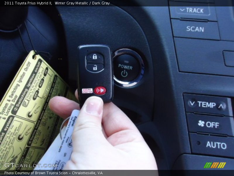 Winter Gray Metallic / Dark Gray 2011 Toyota Prius Hybrid II