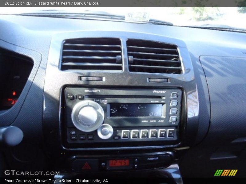 Blizzard White Pearl / Dark Charcoal 2012 Scion xD